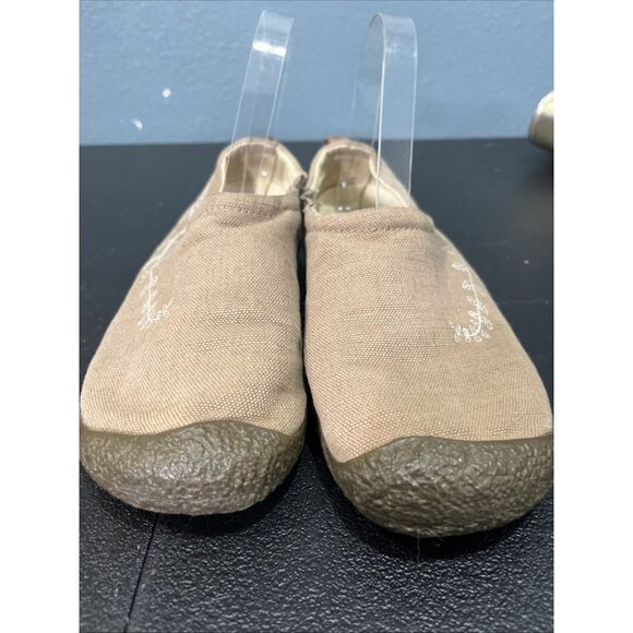 Keen Shoes Womens 7 Brown Willow Slip On Canvas Loafer Outdoor Casual Flat - Picture 3 of 8